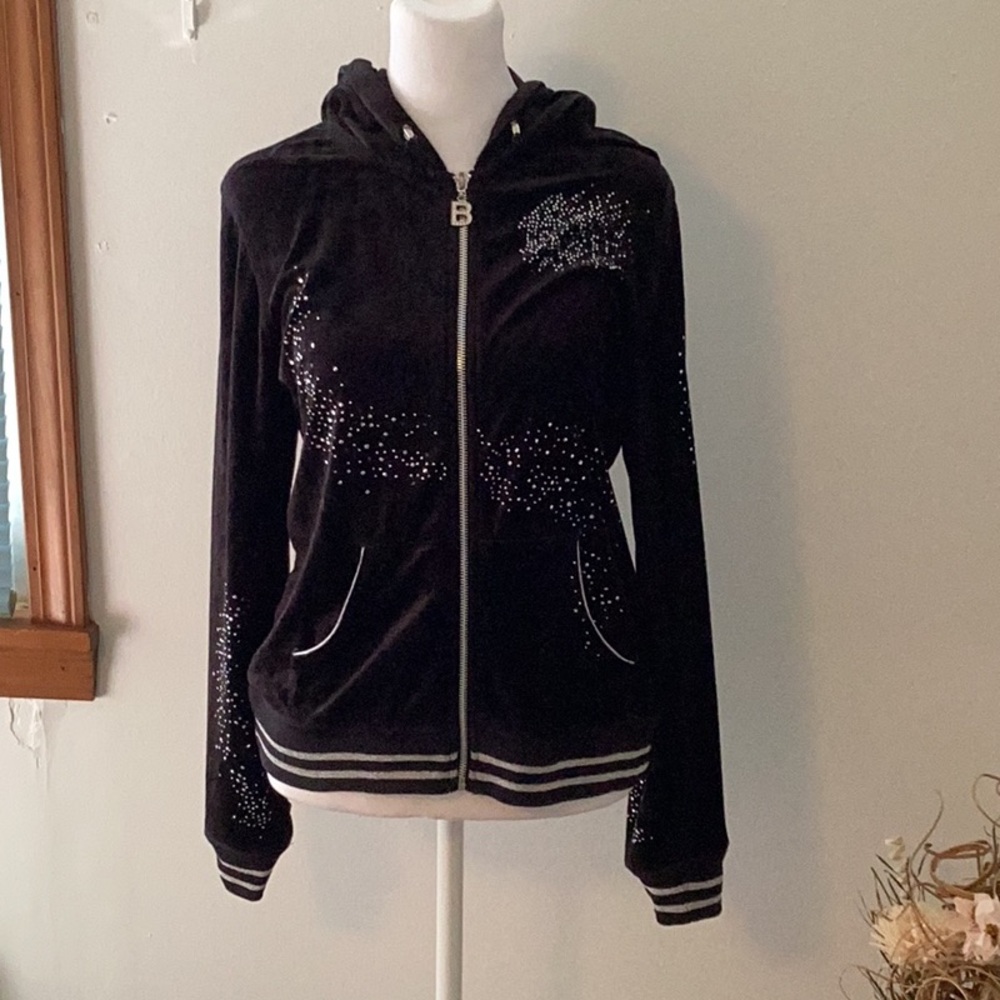 Girls Large zip up jacket by BCBG